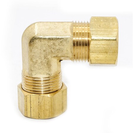 Thrifco Plumbing No. 65 1/2 Inch Lead-Free Brass Compression Elbow 6965006